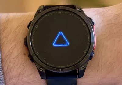 garmin wearables smartwatch blue triangle of death
